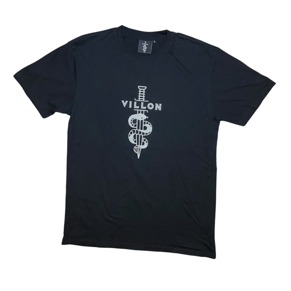 Gothic Snake Dagger Graphic T Shirt Witchy Occult Black Small Tee